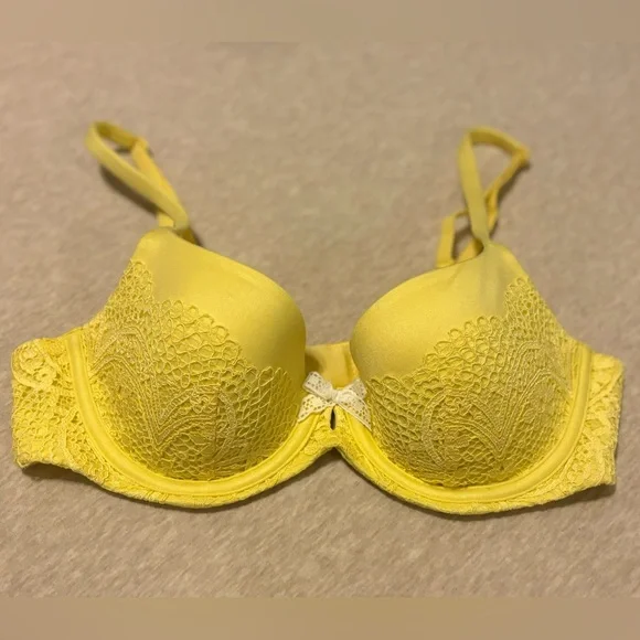 ✨New✨Victoria’s Secret Lace Bra & Body by Victoria Set in Bright Sunsine & Teal✨